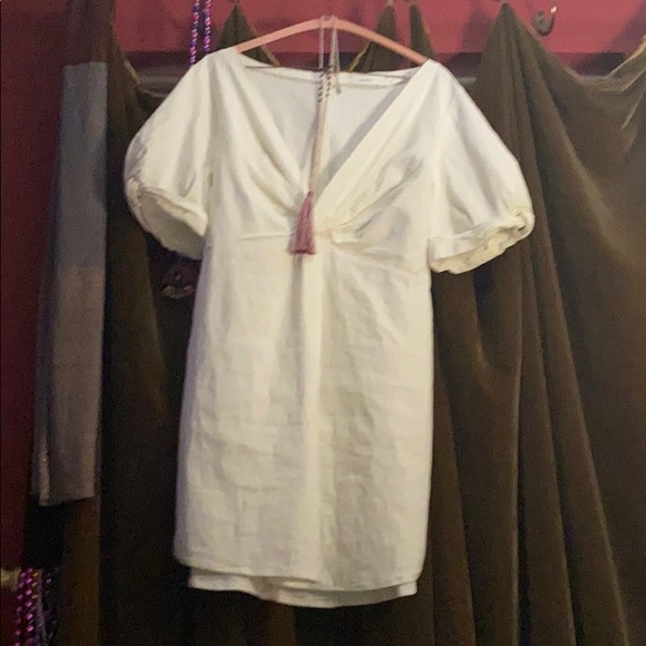 White Linen dress - Picture 8 of 8